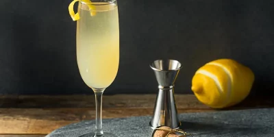 french 75 cocktail recept